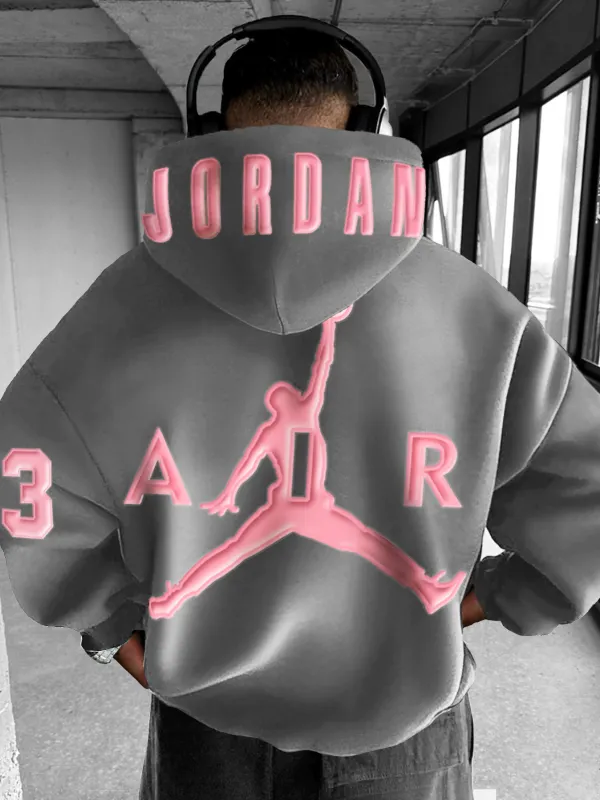 Unisex Jumpman Printed Casual Hoodie - Menbarn.com 