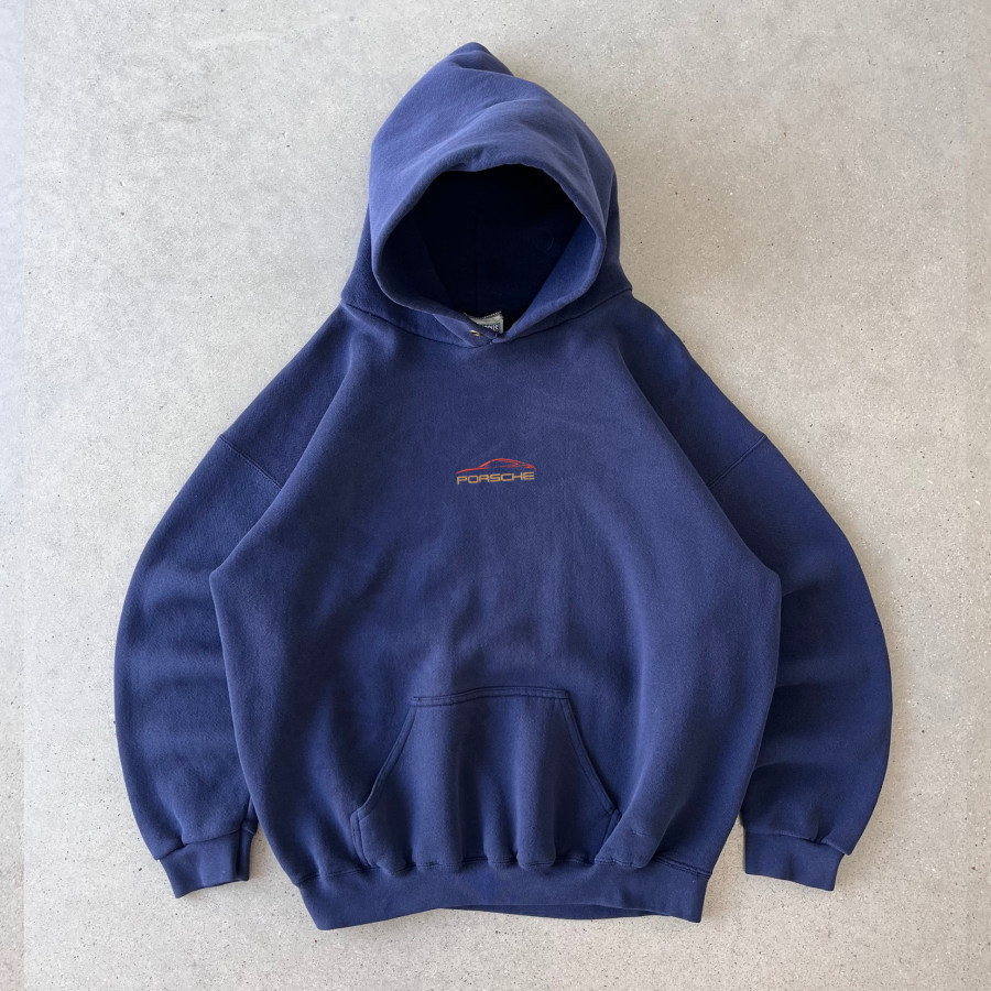 

Unisex Vintage Racing Car Embroidered Casual Y2K Hoodie