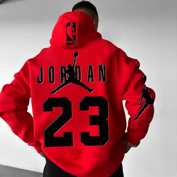 Unisex Basketball Game Stars Sports Fitness Printed Casual Autumn And Winter Oversized Hoodies - Cotosen.com 