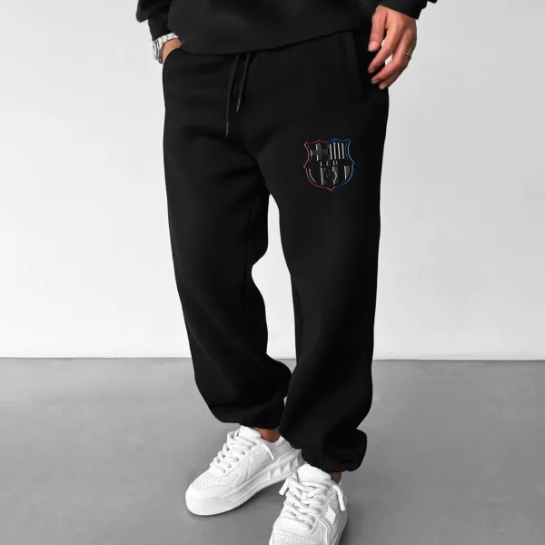 Unisex Fc Barcelona Soccer Casual Sweatpants - Elementnice.com 
