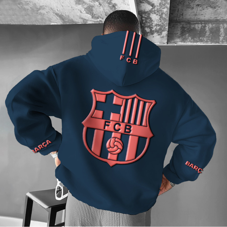 

Unisex Oversized Football Team Casual Hoodie
