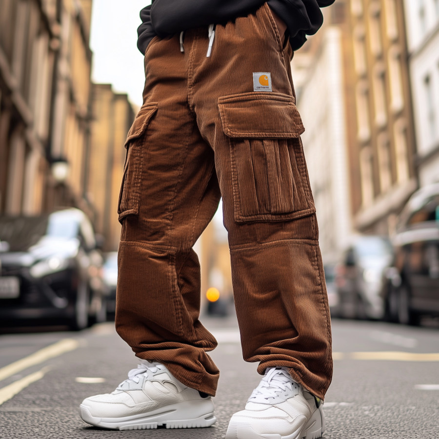 

Carhartt Vintage Outdoor Men's Corduroy Overalls Trousers