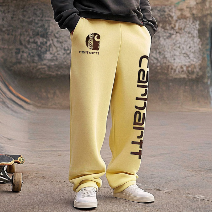 

Unisex Skateboard Basketball Vintage Printed Loose Sweatpants Casual Pants