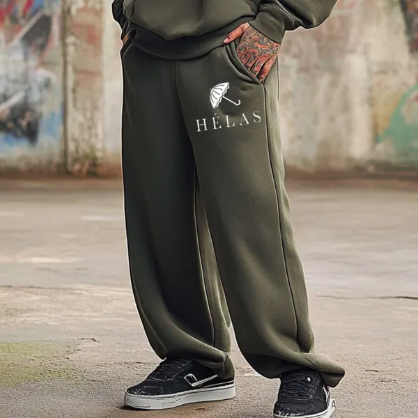 Unisex Skateboard Basketball Vintage Printed Loose Sweatpants Casual Pants - Dozenlive.com 