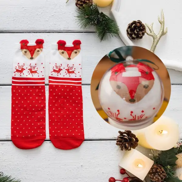 Christmas Gift Cartoon Christmas Decoration Ball Socks - Anurvogel.com 
