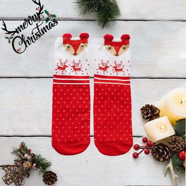 Christmas Gift Cartoon Christmas Decoration Socks - Wayrates.com 
