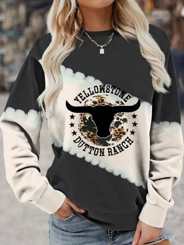 Women's Yellowstone Cowboy Hooded Sweater - Aptkoi.com 