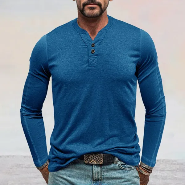 Men's Solid Color Basic T-shirt - Mobilittle.com 