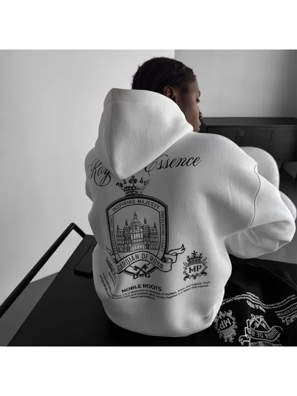 Unisex Graphic Print Oversized Hoodie - Anrider.com 
