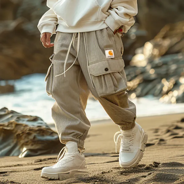 Outdoor Pocket Design Brand Loose Trousers - Ootdyouth.com 