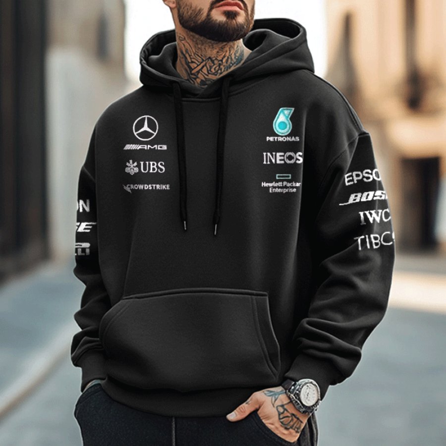 

Unisex Formula Racing Team Printed Hoodie