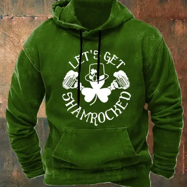 Men's Sweatshirt Irish Shamrock 3D Printed St. Patrick's Day Sweatshirt Jacket Men - Anurvogel.com 