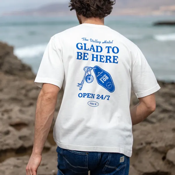 Glad To Be Here T-Shirt - Anurvogel.com 