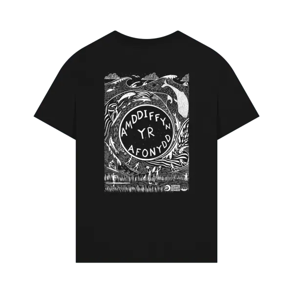 Protect The Rivers Welsh Dark Oversized T-shirt - Anurvogel.com 