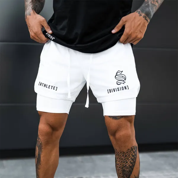 Men's Fashion Beach Shorts Woven Quick Dry Multicolour Sports Double Layer Shorts - Ootdyouth.com 