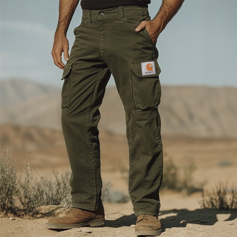 

Men's Vintage Outdoor Tactical Cargo Sports Pants Green