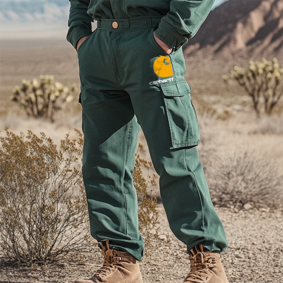 

Men's Vintage Outdoor Tactical Cargo Pants Green
