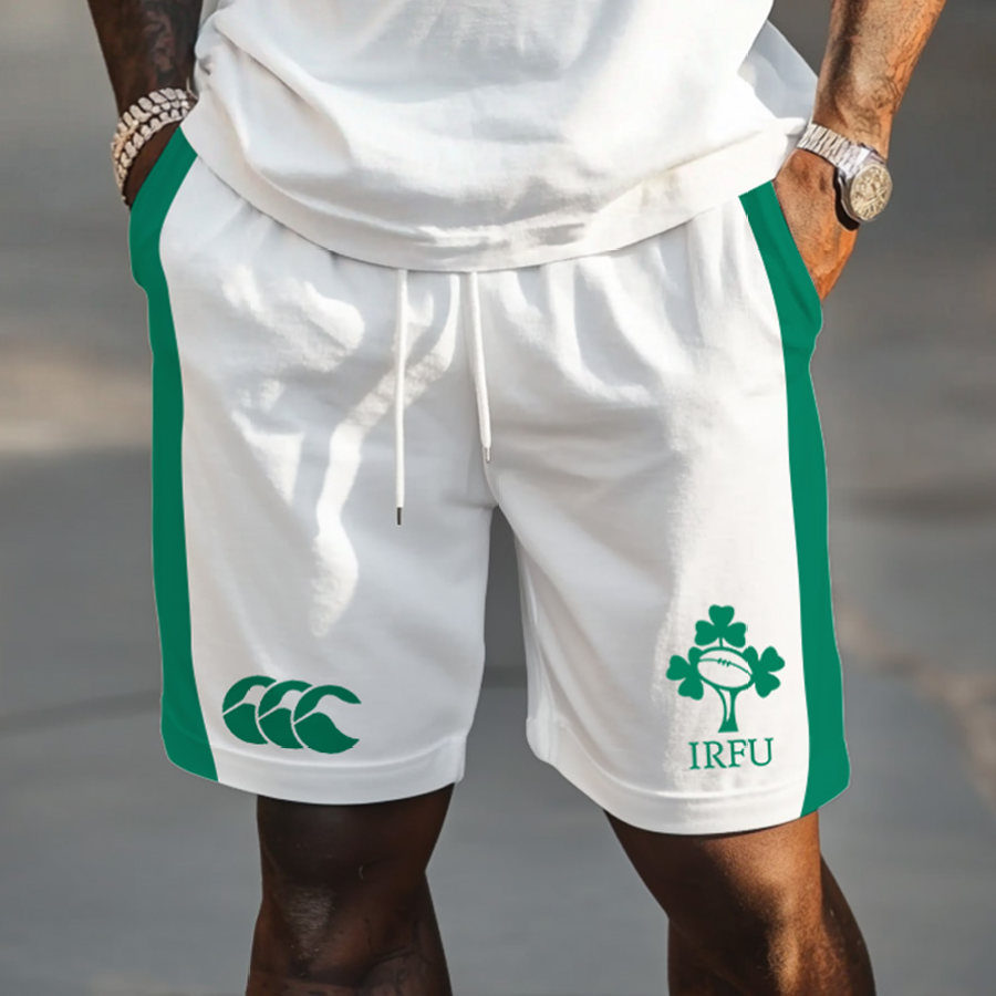 

Men's Irish Rugby Print Home Match Shorts