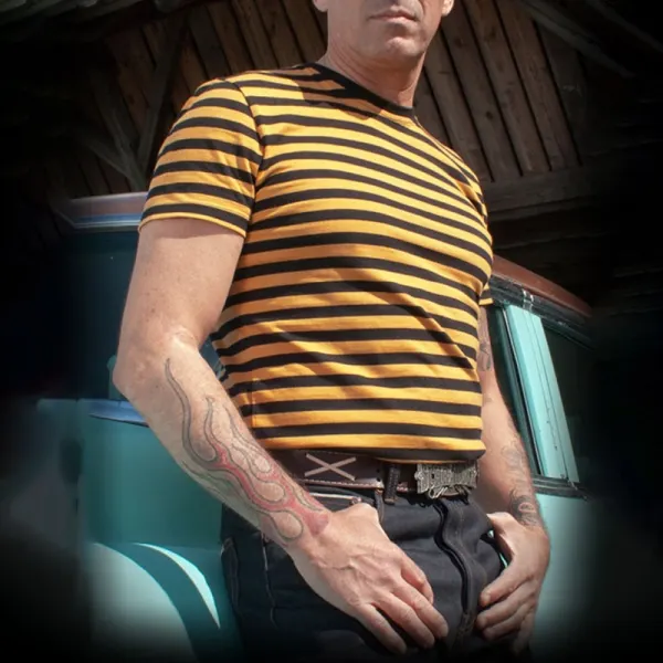 Fashion Casual Graphic Print Short-sleeved T-shirt - Dozenlive.com 