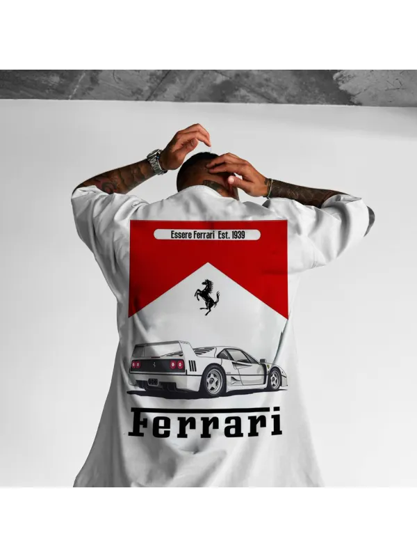 Men's Racing Casual Design T-Shirt - Localziv.com 
