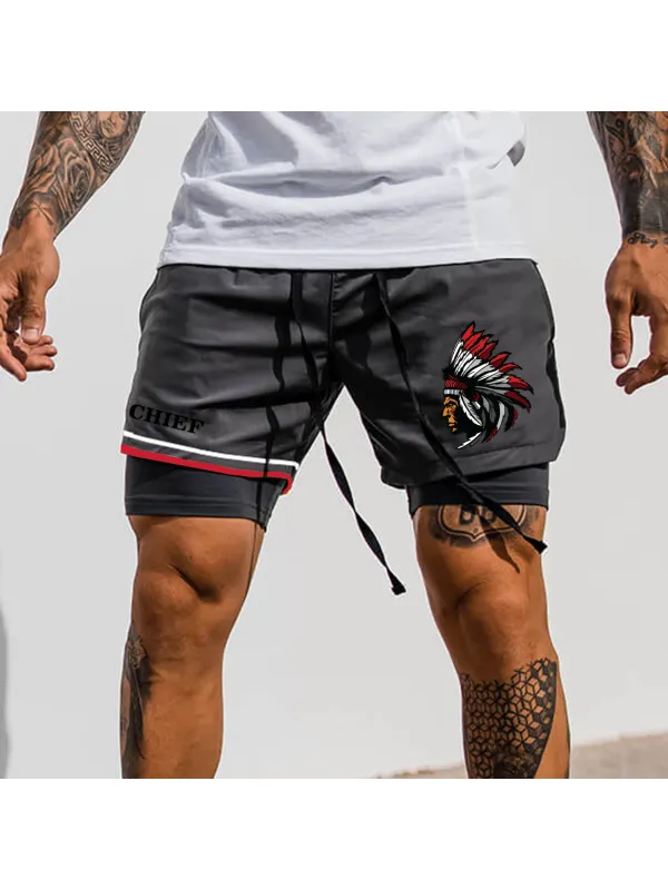 Double Layer Hybrid Athlete Shorts - Localziv.com 