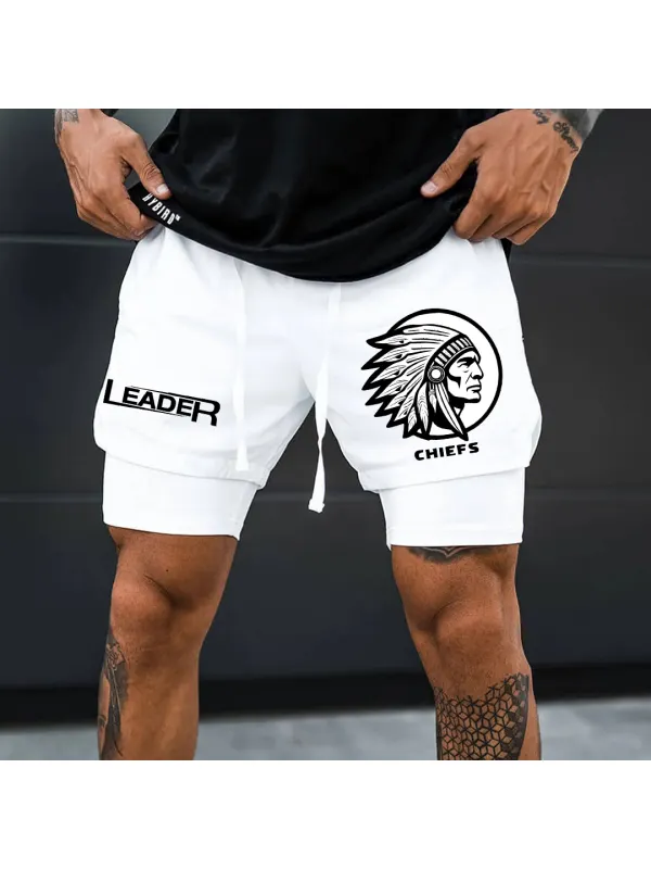 Double Layer Hybrid Athlete Shorts - Aptkoi.com 