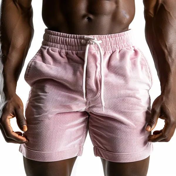 Men's Solid Color Tight Shorts - Menilyshop.com 