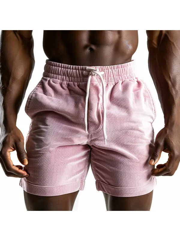Men's Solid Color Tight Shorts - Ootdmw.com 