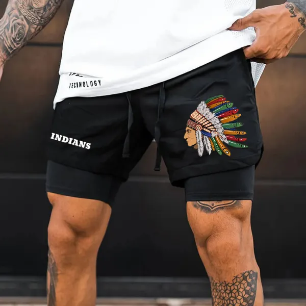 Double Layer Hybrid Athlete Shorts - Anurvogel.com 
