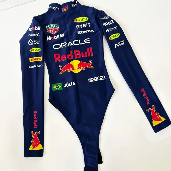 Women's Racing Printed Romper - Zivinfo.com 