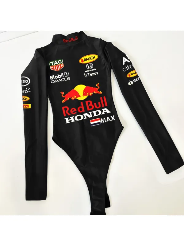 Women's Racing Team Spice One Piece Long Sleeve Top - Ootdmw.com 