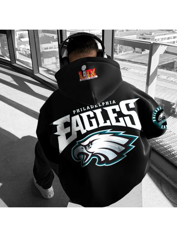 Unisex Oversized 2025 Rugby Game Hoodie - Shopyiyistories.com 