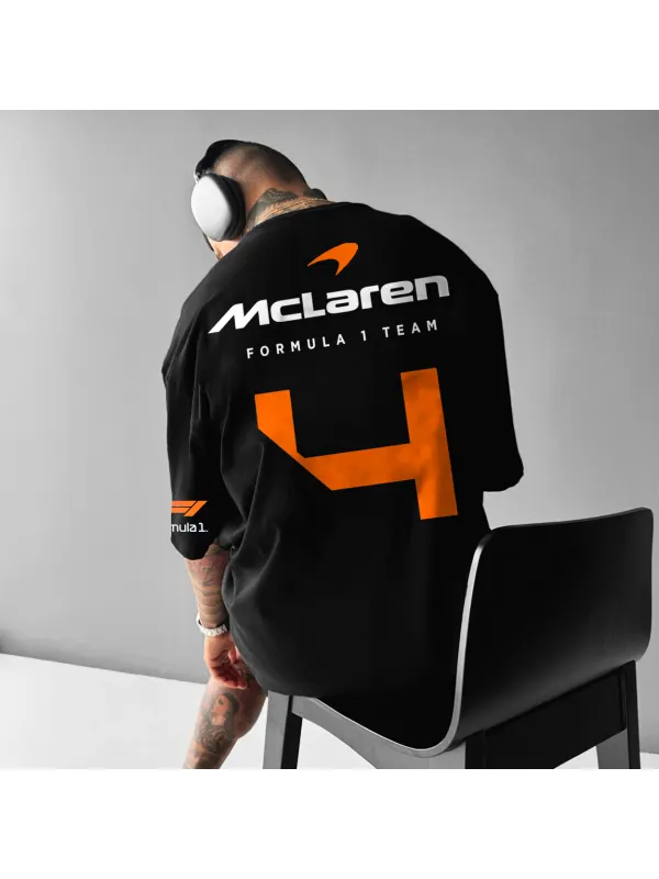 Unisex Racing Style Relaxed Oversized T-Shirt - Localziv.com 