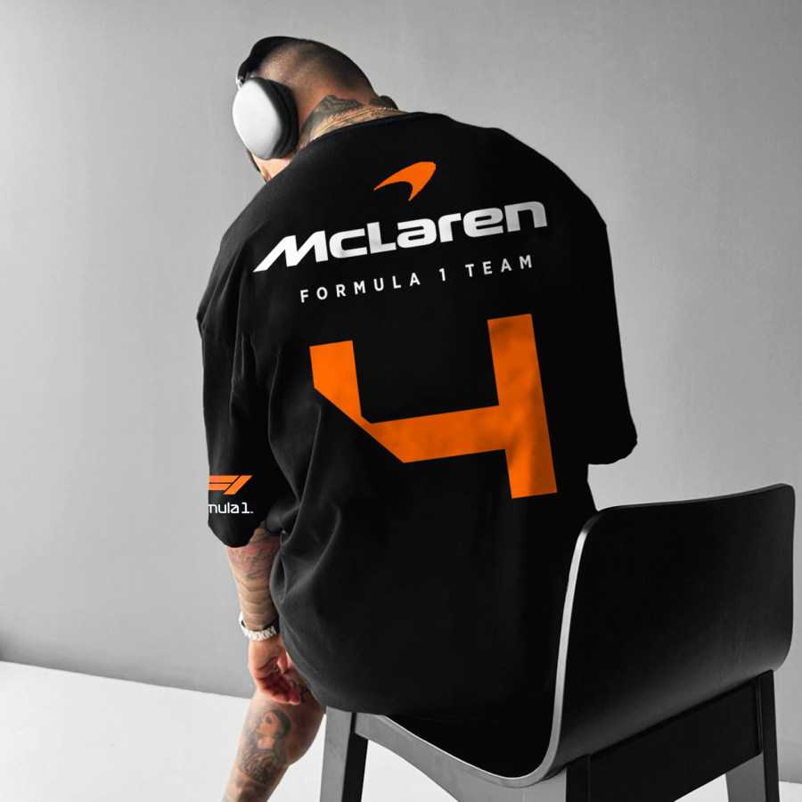 

Unisex McLaren Racing Style Relaxed Oversized T-Shirt