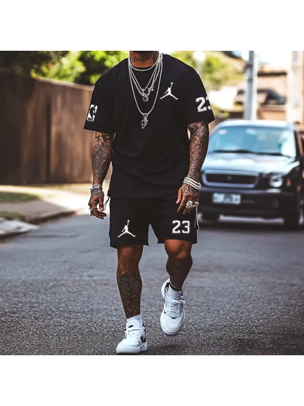 Unisex Basketball T-shirt And Shorts Set - Anrider.com 