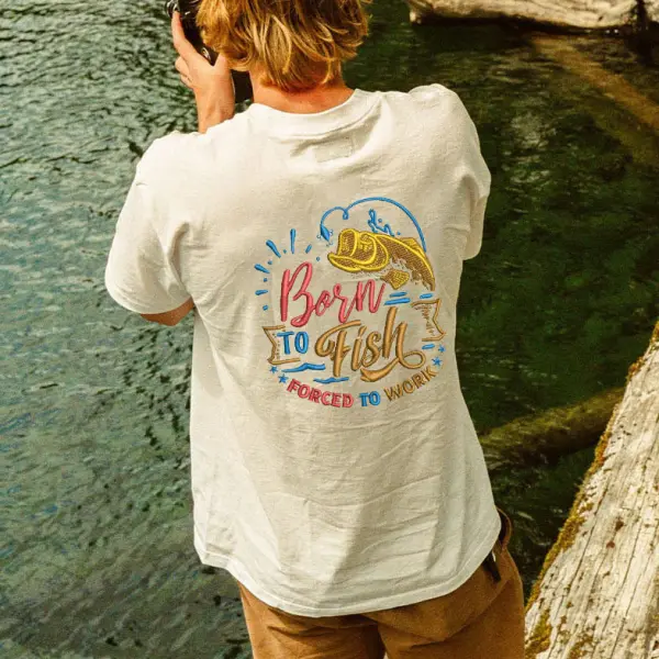 Unisex Embroidered Graphic Comfort T-shirt - Dozenlive.com 