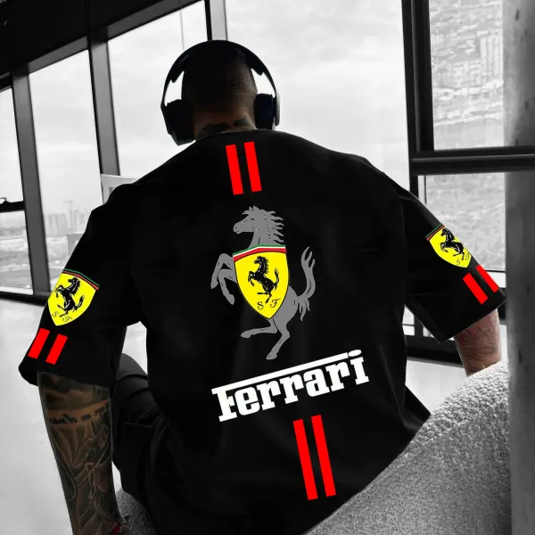 Racing Print Universal Oversized T-Shirt - Wayrates.chimpone.com 