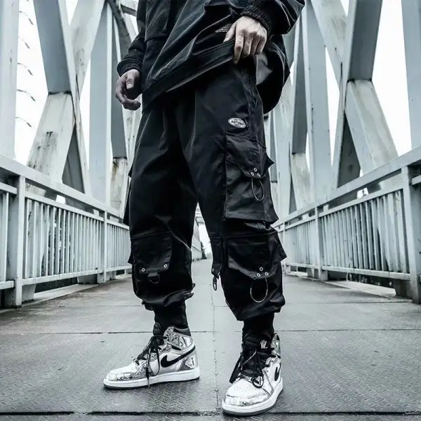 Men's Multi-pocket Casual Loose Overalls - Anurvogel.com 