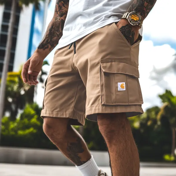 Men's Carhartt Vintage Multiple Pockets Green Cargo Shorts