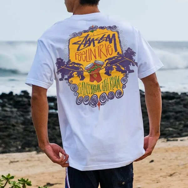 Vintage Exclusive Casual Printed T-Shirt - Spiretime.com 