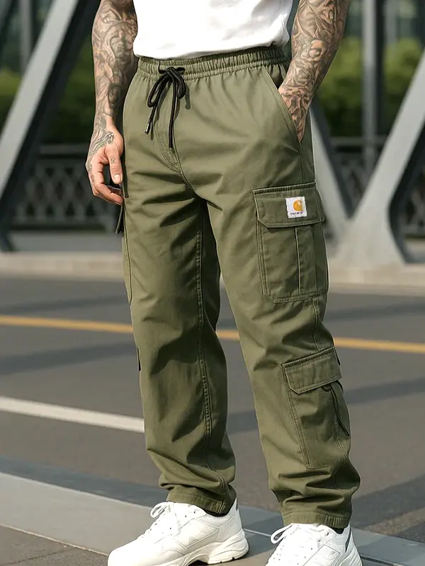 Carhartt Men's Loose And Casual Cargo Pants With Multiple Pockets - Menbarn.com 