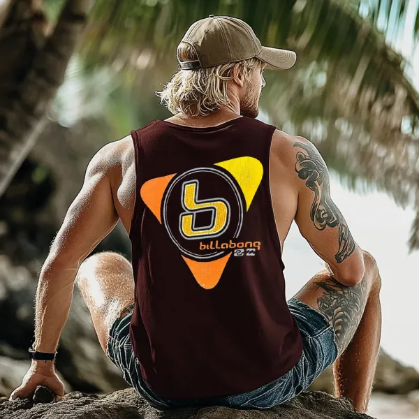 Unisex Beach Vacation Surf Print Vest - Albionstyle.com 