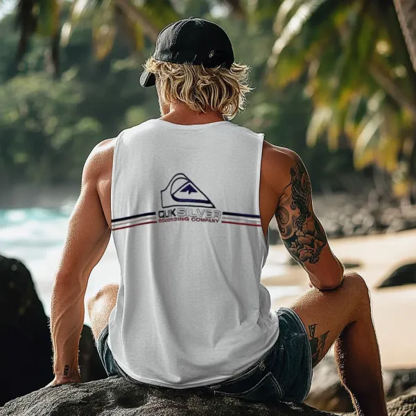 Unisex Beach Vacation Surf Print Vest - Zivinfo.com 