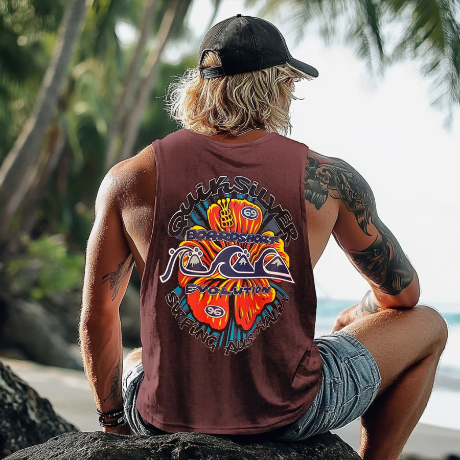 

Quicksilver Unisex Beach Vacation Surf Print Vest
