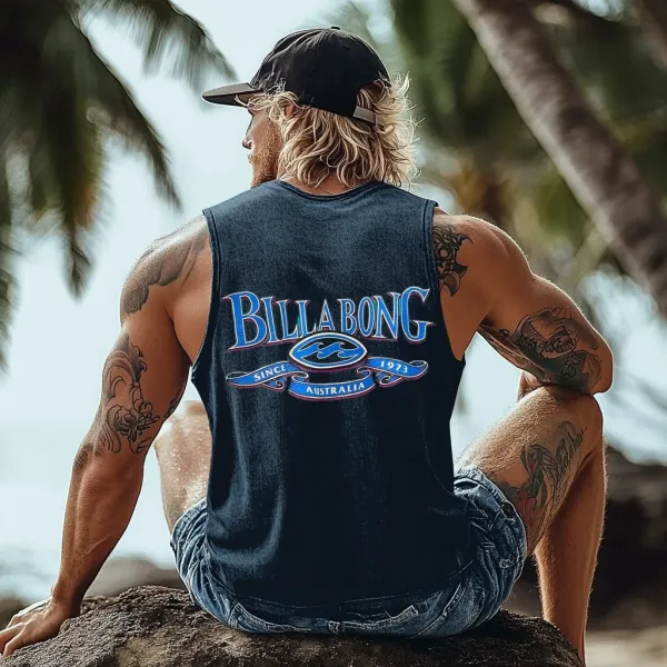 Unisex Beach Vacation Surf Print Vest - Wayrates.com 