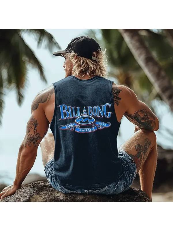 Unisex Beach Vacation Surf Print Vest - Shopyiyistories.com 