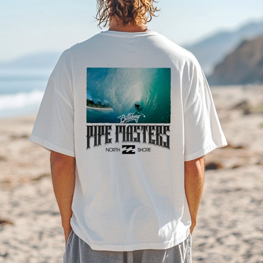 

Casual Outings Vintage Surf Classic Graphic T-Shirt For Men