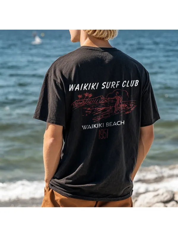Coastal Adventure Graphic T-Shirt For Men - Aptkoi.com 