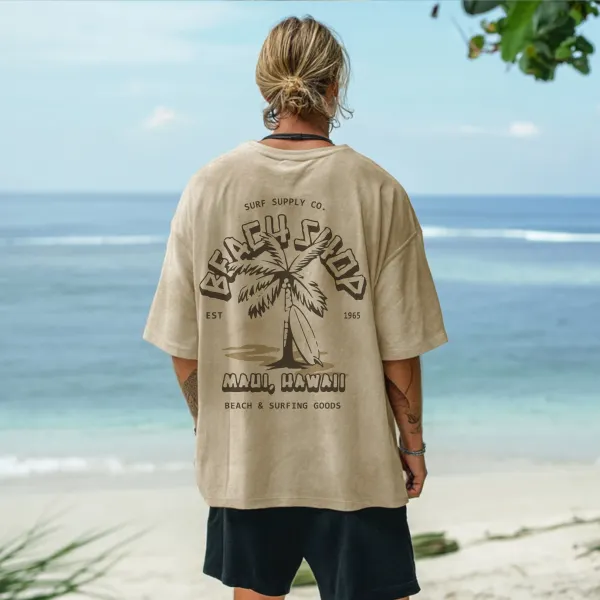 Oversize Beach T-Shirt With Casual Style - Anurvogel.com 