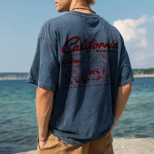 Coastal Adventure Graphic T-Shirt For Men - Anurvogel.com 